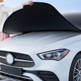 Half Car Cover Top Hail Protector Car Cover for Ice and Snow with Reflective Strips