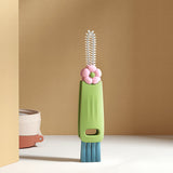 3 in 1 Cup Lid Cleaning Brush Crevice Cleaning Brush for Bottle Gap Tight Spaces Cup Green