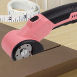 USB Cordless Electric Scissors – Rechargeable Fabric and Cardboard Cutter Pink