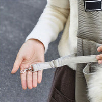 Adjustable Pet Dog Carrier Sling Bag Breathable Mesh Puppy Cat Carrier Gray