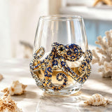 Handcrafted Marine Animal Glass Cup 350ml Unique Sea Creature Glass for Bar Home Style 1