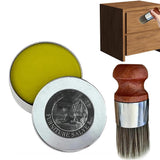 2Pcs Furniture Salve for Leather Furniture Repair Oil with Brushes