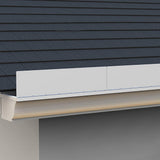 Set of 4Pcs Gutter Valley Splash Guards Rain Drip Gutter Guard for House Shingle Roofs Corner