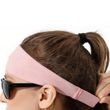 4-Pack Wide Elastic Fitness Sweat Headbands for Workout Yoga & Sports