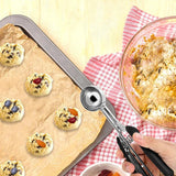 3Pcs Set Cookie Scoop Set Stainless Steel Cookie Dough Scoop Ice Cream Scoop