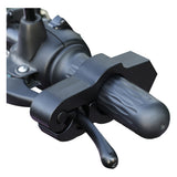 Motorcycle Bicycle Handlebar Anti-Theft Lock Grip Security Accessory Black
