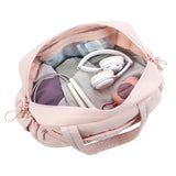 Gym Bag for Women Travel Duffle Bag with Wet Pocket Carry on Weekender Bag Pink