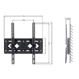 Full Motion TV Wall Mount for 26-65 Inch TVs Space Saving Swivel Tilt TV Bracket for VESA 400x400mm
