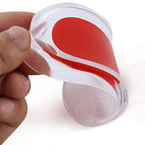 Pair of Gel Shoe Cushion Heel Insole Foot Insert Heel Pads – Red