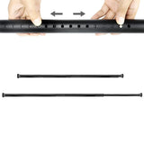 Tension Rod No Drill Telescopic Carbon Steel for Wardrobe Window Bathroom