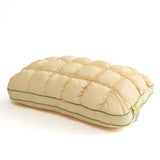 Fluffy Pillow Breathable Cute Pineapple Puff Pillow for Bedroom Sofa Yellow