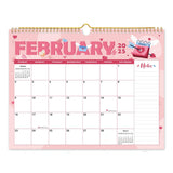 2025 Wall Calendar 18-Month Hanging Calendar with Notes Area for or Home Office