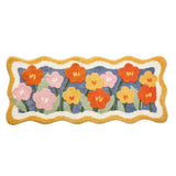 Non-Slip Faux Cashmere Floor Mat Washable Rug for Living Room Bedroom Style 2