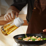 2 Pcs Glass Olive Oil Sprayer for Cooking 2 in 1 Olive Oil Dispenser Bottle for Kitchen