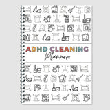 Household Cleaning Planner with Vibrant Themes Daily Weekly Monthly Cleaning Schedule Organizer