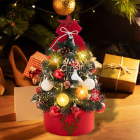 60cm Mini Desktop Christmas Tree with LED Lights – Tabletop Ornament