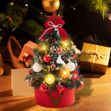 60cm Mini Desktop Christmas Tree with LED Lights – Tabletop Ornament