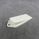6PCS Rubber Door Wedge Stoppers with Grip for Home White