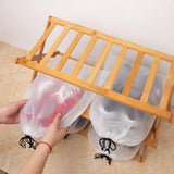 20Pcs Clear Travel Packing Storage Bag Drawstring Shoe Bags Waterproof Dustproof