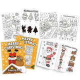 10Pcs Santa Snowman Christmas Coloring Books Holiday Gift for Boys Girls