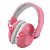 Noise Reduction Earmuffs – Hearing Protection for Study & Sleep Pink