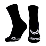 Funny Men Socks with Do Not Disturb I Am Gaming Text White
