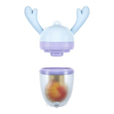 Baby Fresh Fruit Food Feeder Pacifier Set Silicone Feeding Nipple Blue