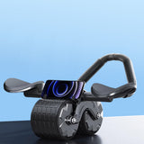 Automatic Rebound Abdominal Wheel Ab Roller Wheel with Elbow Support Fitness
