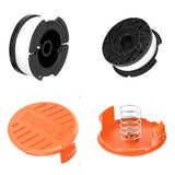 12 PCS AF 100 Replacement Spool Set Compatible With Black Decker Grass Trimmer