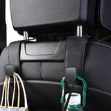 2Pcs Car Headrest Hook Auto Seat Hanging Hooks for Purses Bags