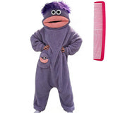 Plush Mouth Monster pajamas Cozy Home Loungewear Soft Fabric Purple