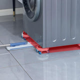 Universal Furniture Mover Wheel Set with Sliding Base and Lifting Rod
