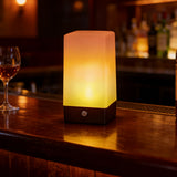 Square Retro LED Night Light Bedside Lampfor Living Bedroom Bathroom Hallway