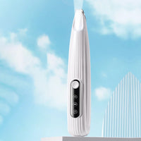 Dog Paw Trimmer with LED Light Rechargeable Pet Hair Clippers for Small Dogs Cats White