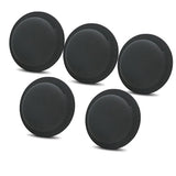 5PCS Self-Adhesive Silicone Airtag Case for Apple Air Tag Tracker Sleeve Cover Holder Black