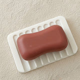 3Pcs Self Draining Soap Dishes Waterfall Drainer Soap Holder for Bathroom