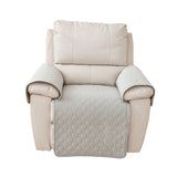 3Pcs Set Non Slip Recliner Chair Covers Couch Covers Pet Protector Slipcovers Light Gray