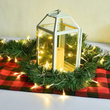 10M Christmas Garland with LED Lights Artificial Wreath Stairs Rattan Decoration Xmas String Light