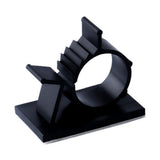20PCS Black Adhesive Wire Clips Cord Organizer Cable Clamps for Desk