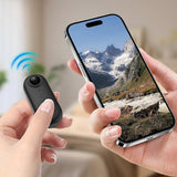 Mini Thumb Action Camera – Portable Wearable Body Cam with Rotating Clip Black