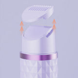 2-in-1 Dual-Head Electric Hair Remover Trimmer for Women Body Purple