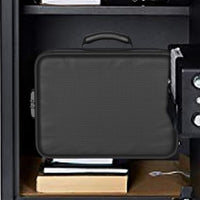 Fire Resistant Document Bag with Lock Portable Water Resistant Storage Bag for Home Travel