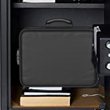 Fire Resistant Document Bag with Lock Portable Water Resistant Storage Bag for Home Travel