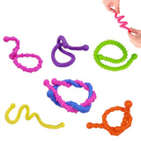 6PCS Sensory Fidget Sticks – Flexible Stress Relief Toys for ADHD