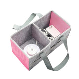 Portable Felt Cloth Storage Bag for Musical Speakers Pink