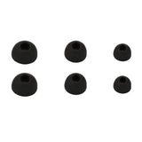 6 Pairs Replacement Ear Tips Compatible with Google Pixel Buds 2a Silicone Tips Black