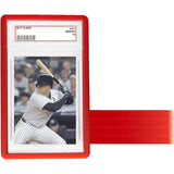 Hard Stackable Colored Guards with Precision Fit for PSA Card Cases Protective Sleeve Red