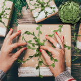 Polyester Artificial Willow Leaf Vine Garland Green for DIY Decor