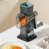 3-Blade Rotary Cheese Grater with Handle Kitchen Shredder Slicer Grater Slicer Style 1