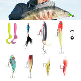 24pcs Blind Box Fishing Lure Set – Assorted Shapes and Sizes with Gift Box